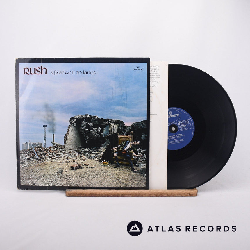 Rush A Farewell To Kings LP Vinyl Record - Front Cover & Record