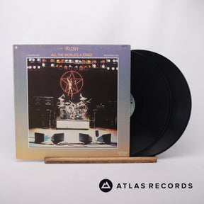 Rush All The World's A Stage 2 x LP Vinyl Record - Front Cover & Record