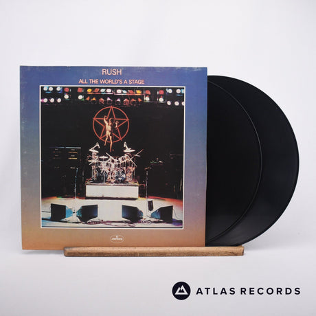 Rush All The World's A Stage 2 x LP Vinyl Record - Front Cover & Record