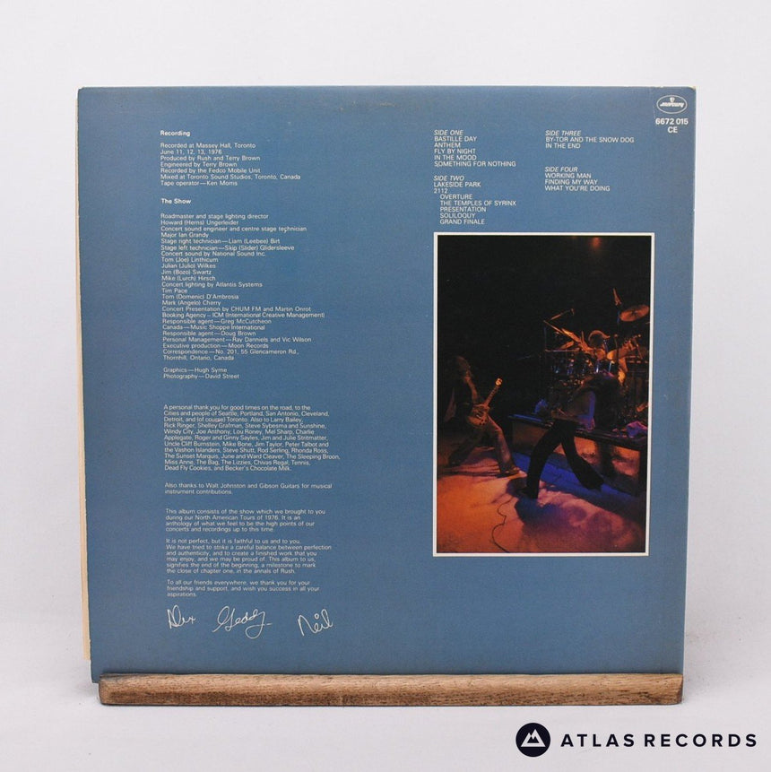 Rush - All The World's A Stage - Gatefold 2 x LP Vinyl Record - VG+/EX