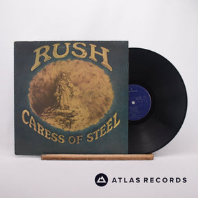 Rush Caress Of Steel LP Vinyl Record - Front Cover & Record