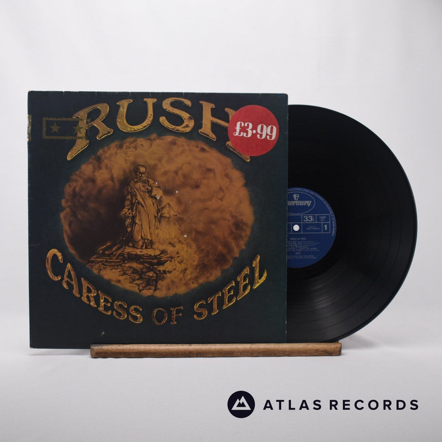 Rush Caress Of Steel LP Vinyl Record - Front Cover & Record