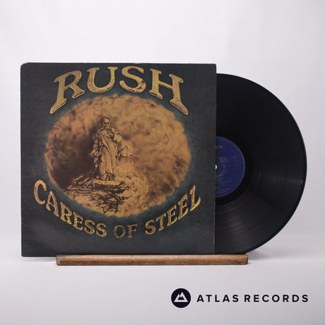 Rush Caress Of Steel LP Vinyl Record - Front Cover & Record