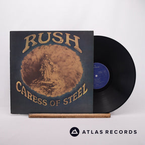 Rush Caress Of Steel LP Vinyl Record - Front Cover & Record