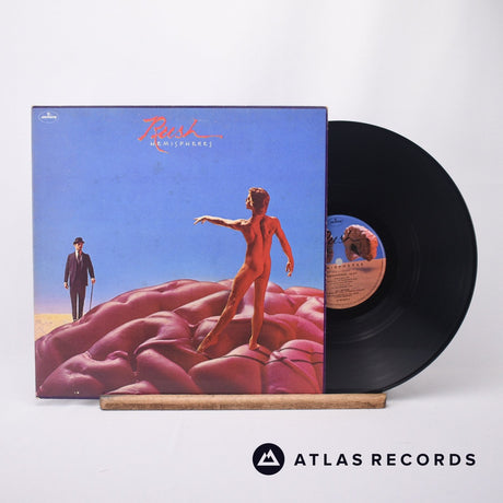Rush Hemispheres LP Vinyl Record - Front Cover & Record