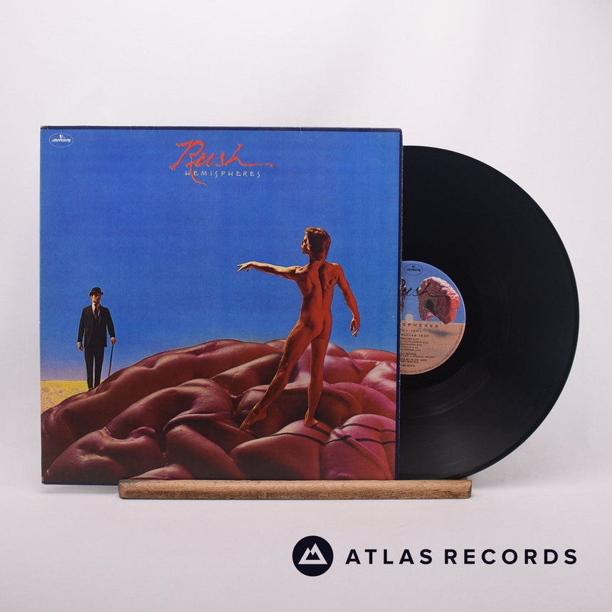 Rush Hemispheres LP Vinyl Record - Front Cover & Record