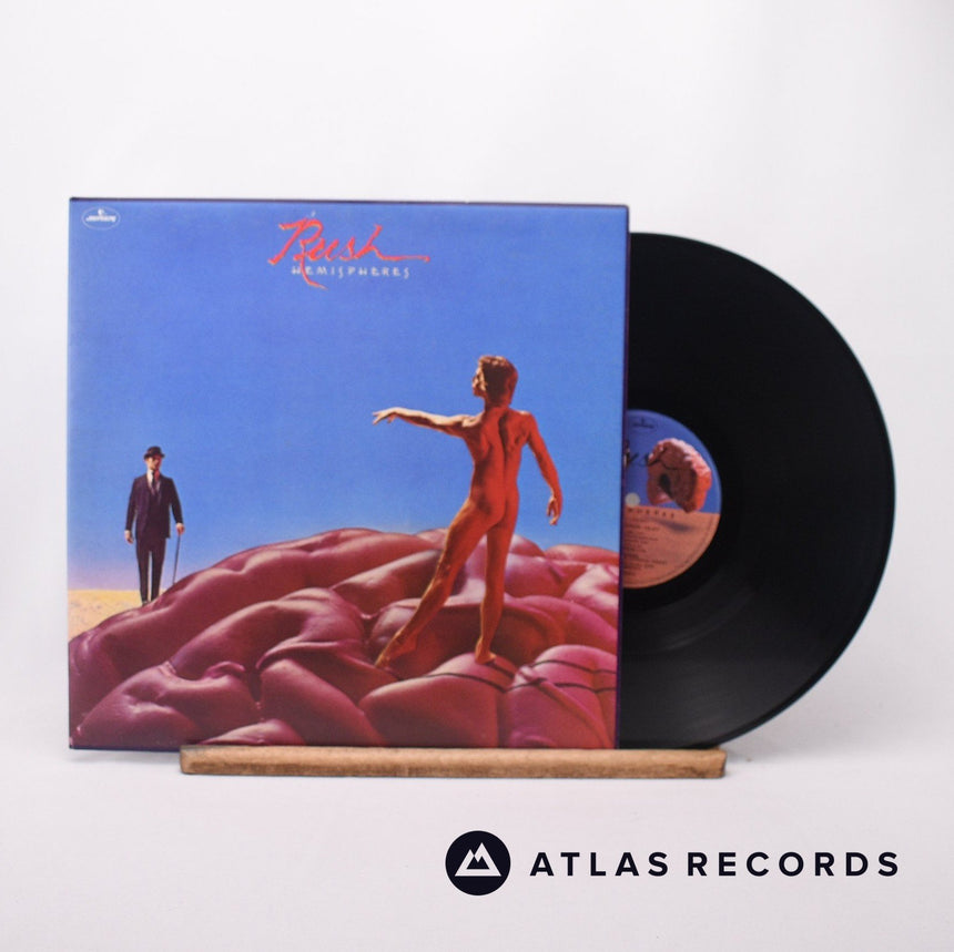 Rush Hemispheres LP Vinyl Record - Front Cover & Record