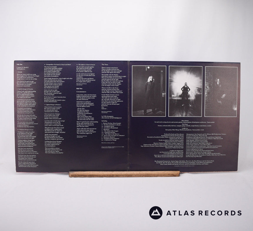 Rush - Hemispheres - Gatefold Insert Netherlands 1Y 2Y LP Vinyl Record - EX/EX