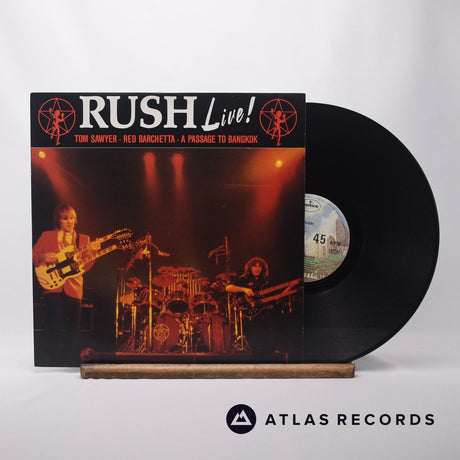 Rush Live! 12" Vinyl Record - Front Cover & Record