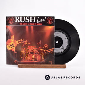 Rush Live! Tom Sawyer 7" Vinyl Record - Front Cover & Record