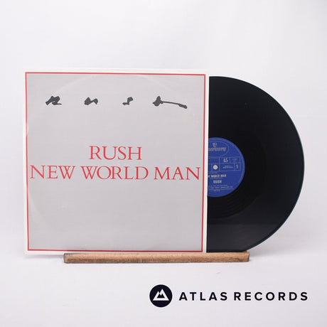 Rush New World Man 12" Vinyl Record - Front Cover & Record