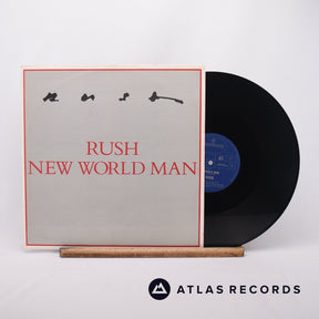 Rush New World Man 12" Vinyl Record - Front Cover & Record