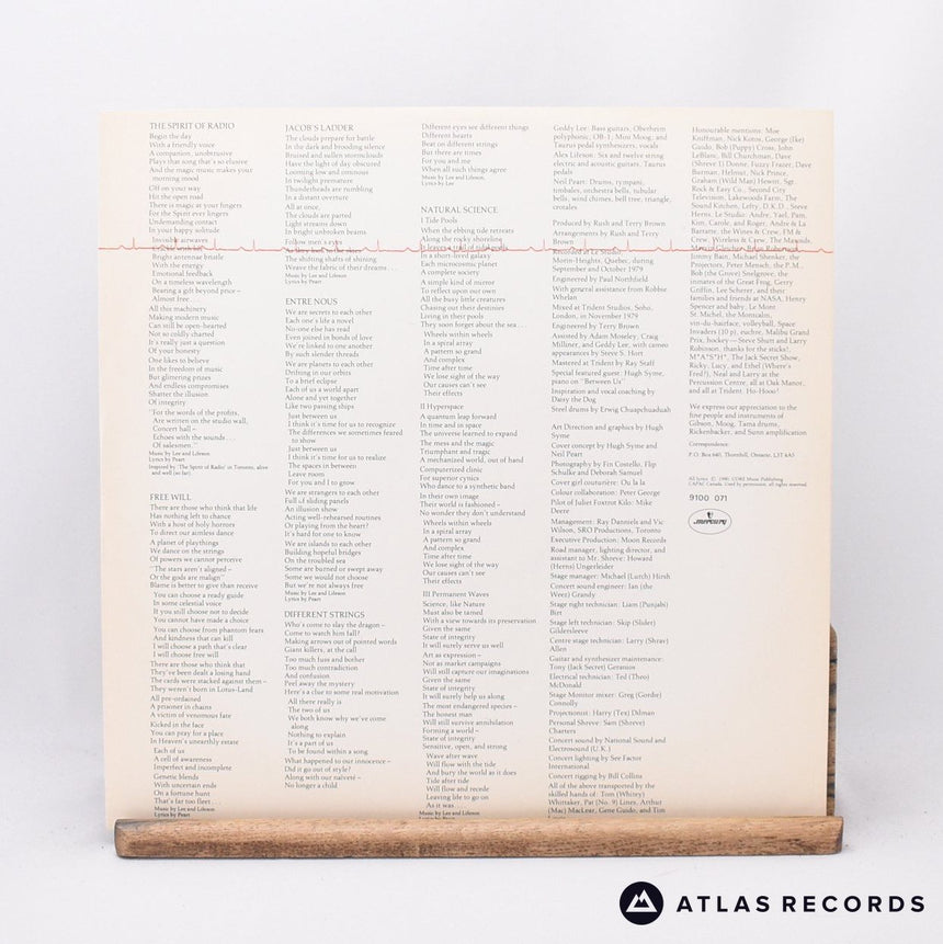 Rush - Permanent Waves - 1Y//2 2Y//2 LP Vinyl Record - VG+/EX