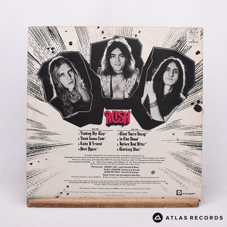 Rush - Rush - Reissue LP Vinyl Record - VG+/VG