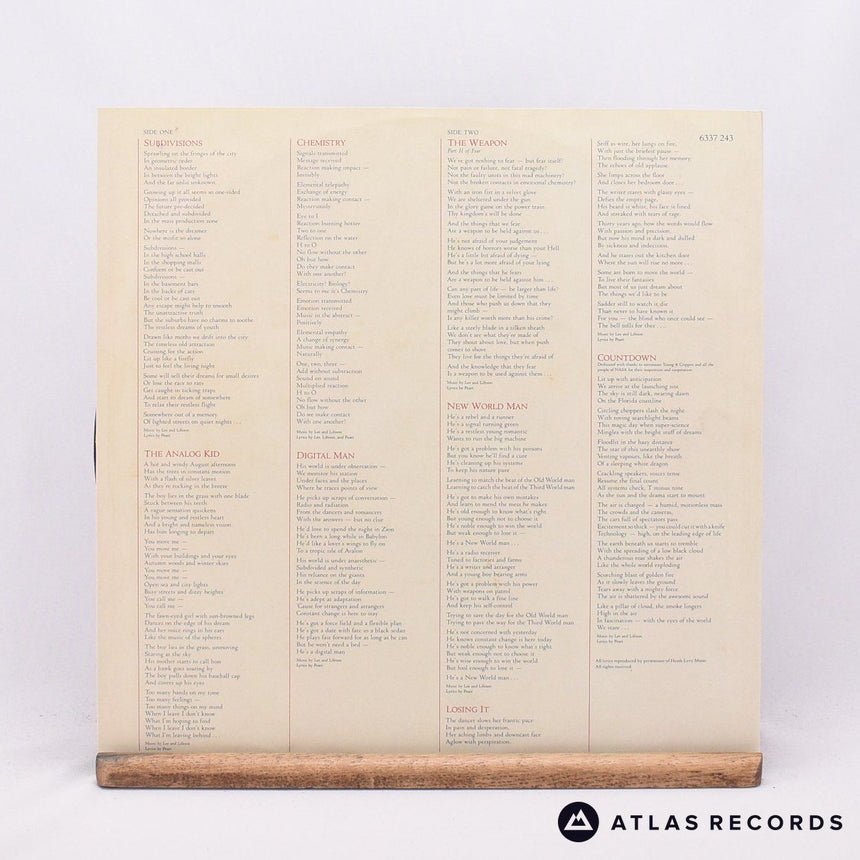 Rush - Signals - A//2 B//2 LP Vinyl Record - VG+/EX