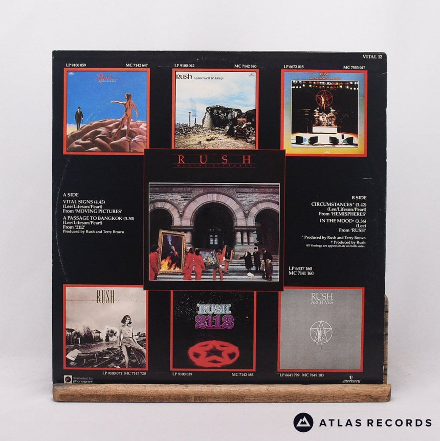Rush - Vital Signs - 12" Vinyl Record - VG+/EX