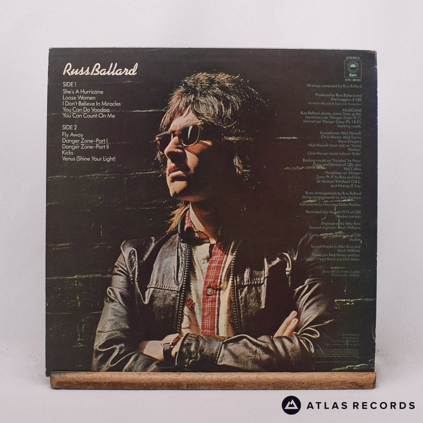Russ Ballard - Russ Ballard - Lyric Sheet Reissue LP Vinyl Record - EX/EX