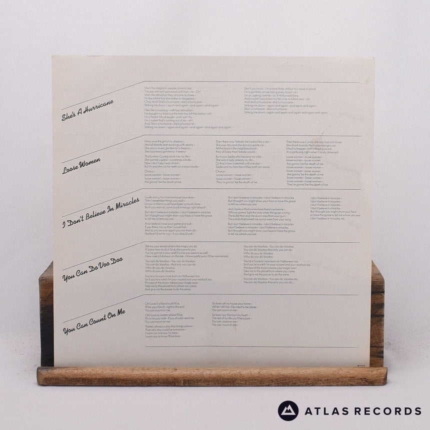 Russ Ballard - Russ Ballard - Lyric Sheet Reissue LP Vinyl Record - EX/EX