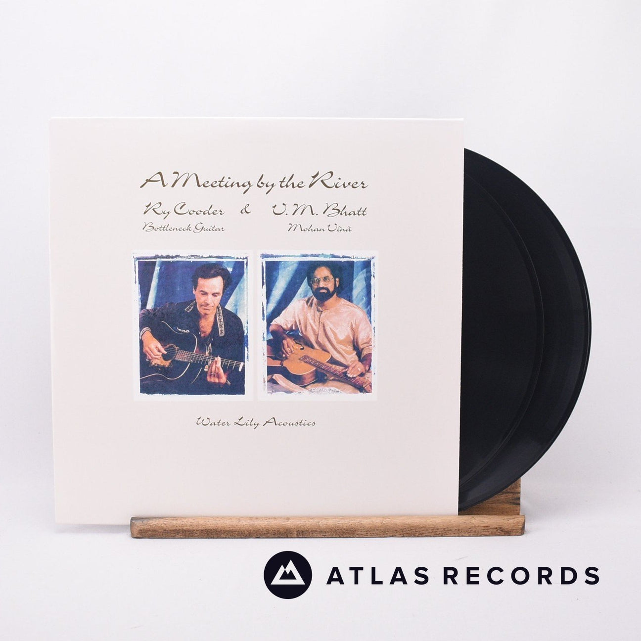 Ry Cooder A Meeting By The River 2 x 12" Vinyl Record - Front Cover & Record