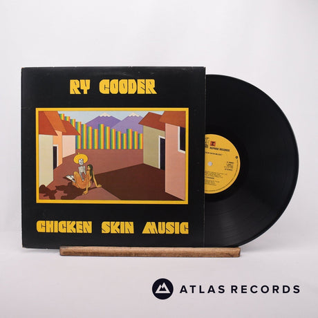 Ry Cooder Chicken Skin Music LP Vinyl Record - Front Cover & Record