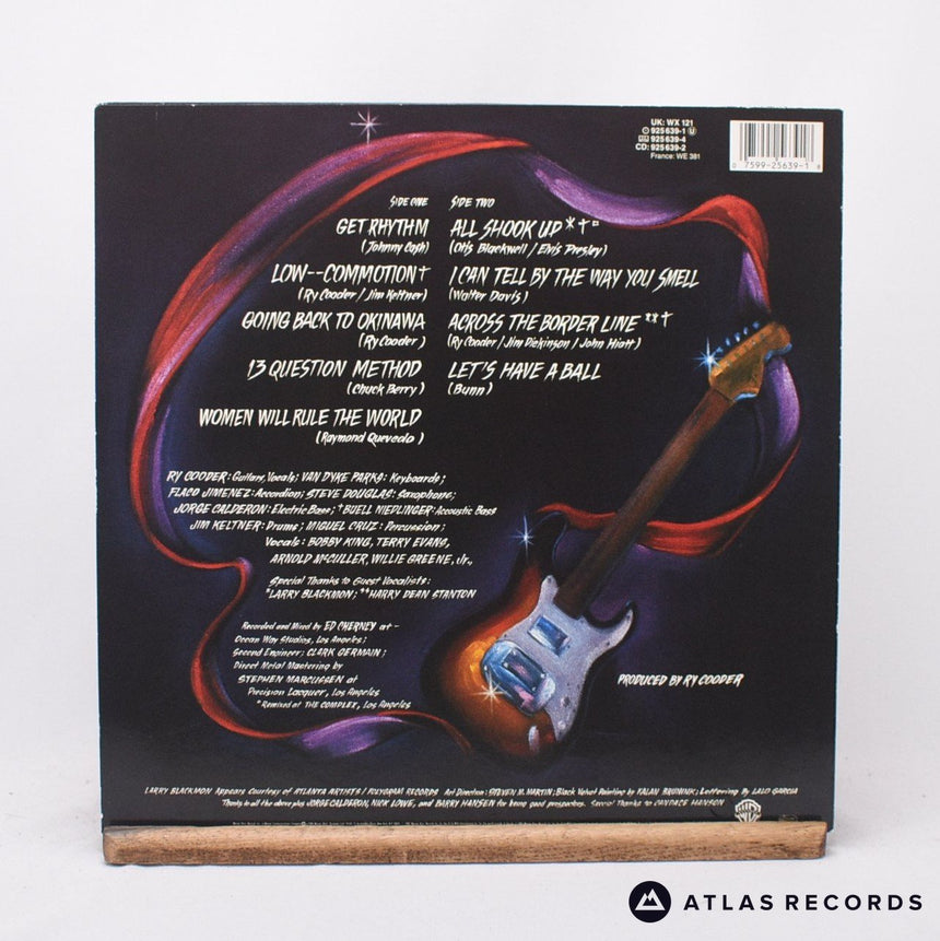 Ry Cooder - Get Rhythm - LP Vinyl Record - EX/EX