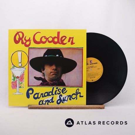 Ry Cooder Paradise And Lunch LP Vinyl Record - Front Cover & Record
