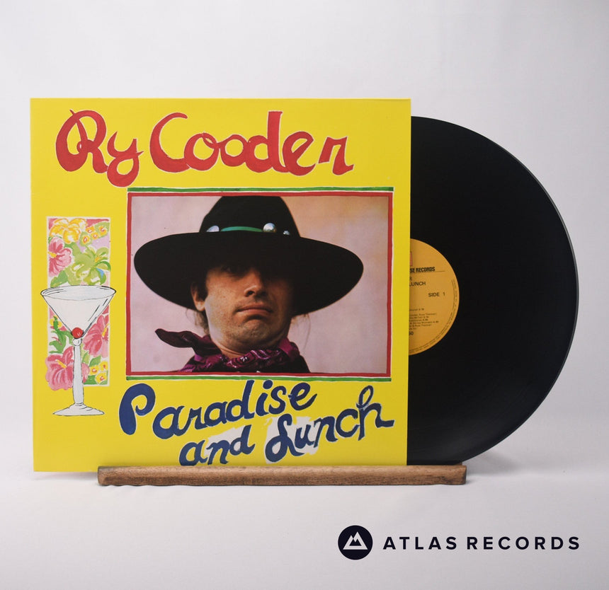 Ry Cooder Paradise And Lunch LP Vinyl Record - Front Cover & Record