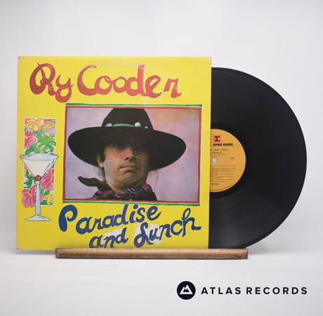 Ry Cooder Paradise And Lunch LP Vinyl Record - Front Cover & Record
