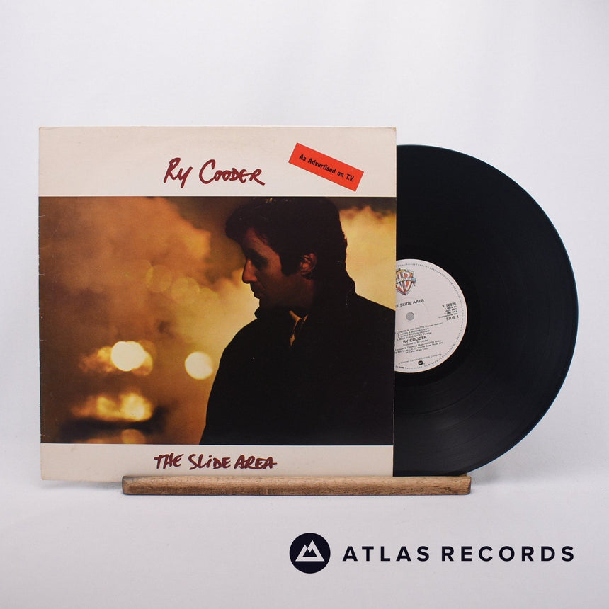 Ry Cooder The Slide Area LP Vinyl Record - Front Cover & Record