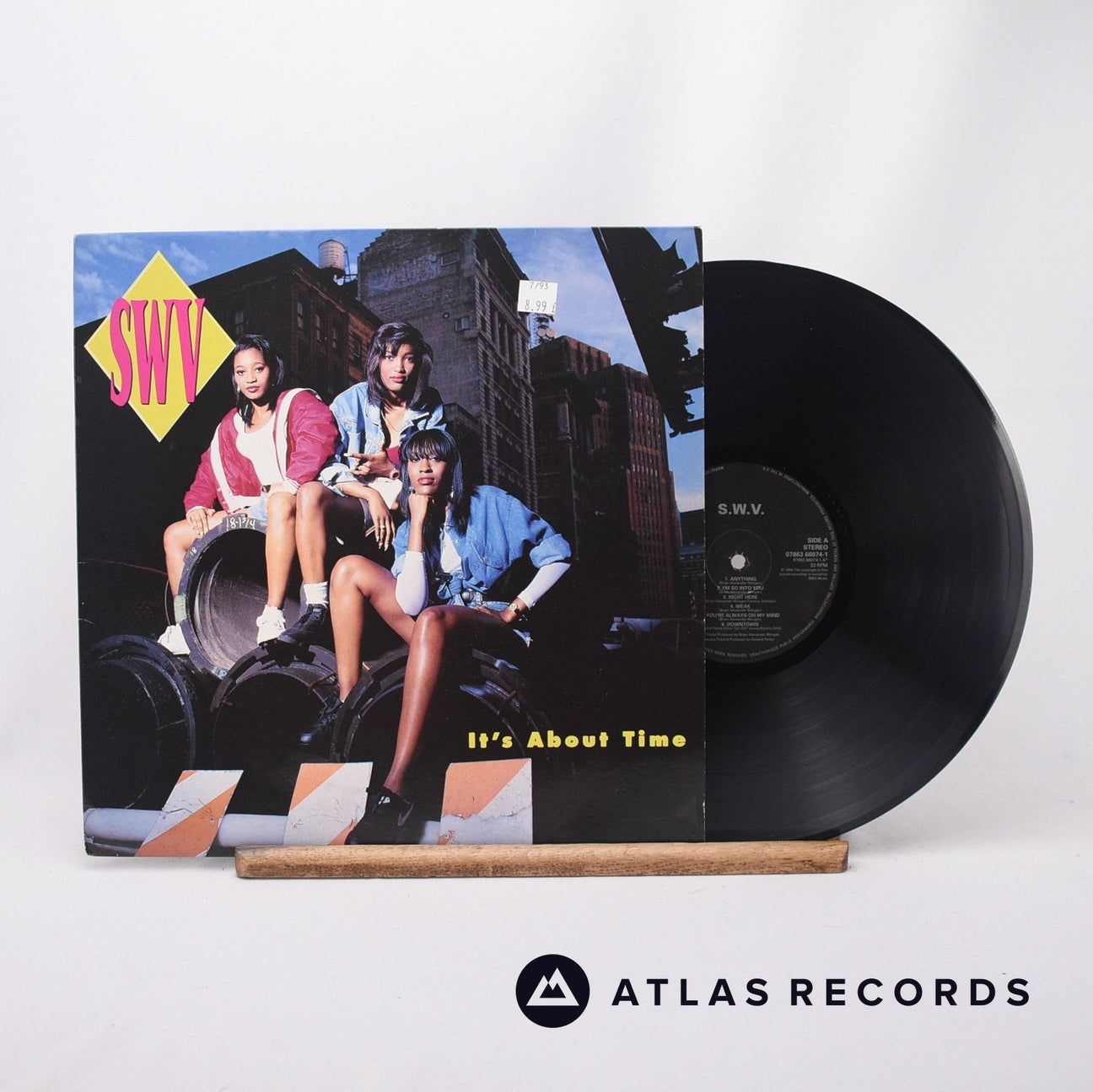 SWV It's About Time LP Vinyl Record - Front Cover & Record