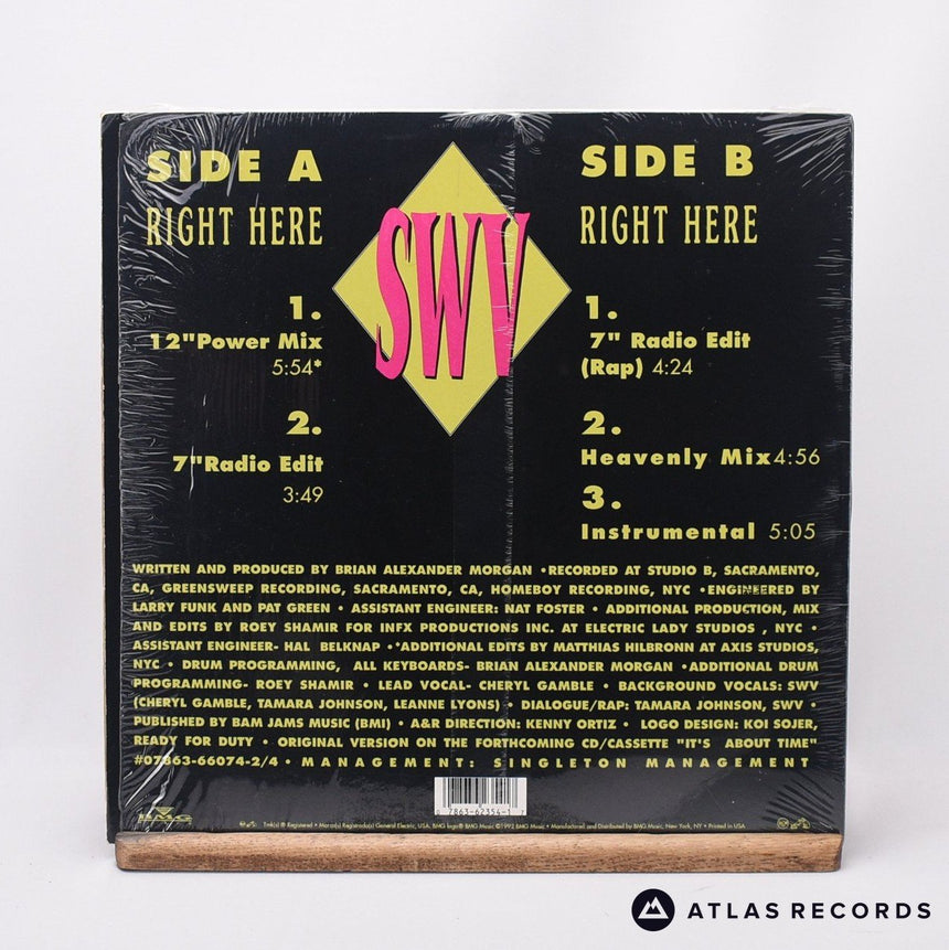 SWV - Right Here - 12" Vinyl Record - EX/EX