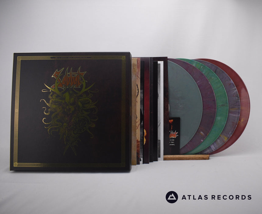 Sabbat Mad Gods And Englishmen 5 x LP + DVD Box Set Vinyl Record - Front Cover & Record