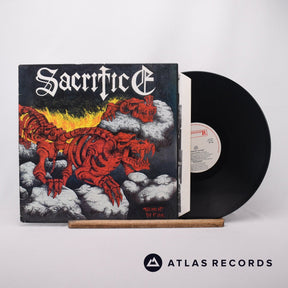 Sacrifice Torment In Fire LP Vinyl Record - Front Cover & Record