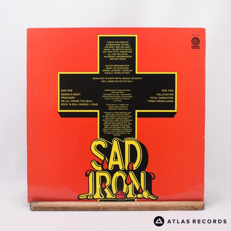 Sad Iron - Total Damnation - A B LP Vinyl Record - EX/EX