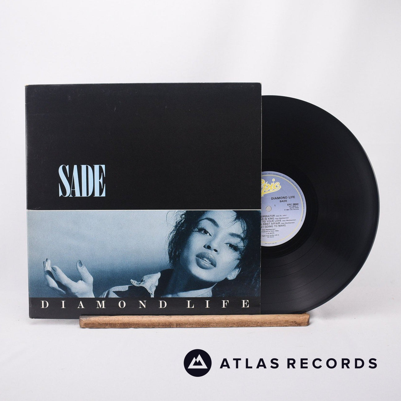 Sade Diamond Life LP Vinyl Record - Front Cover & Record