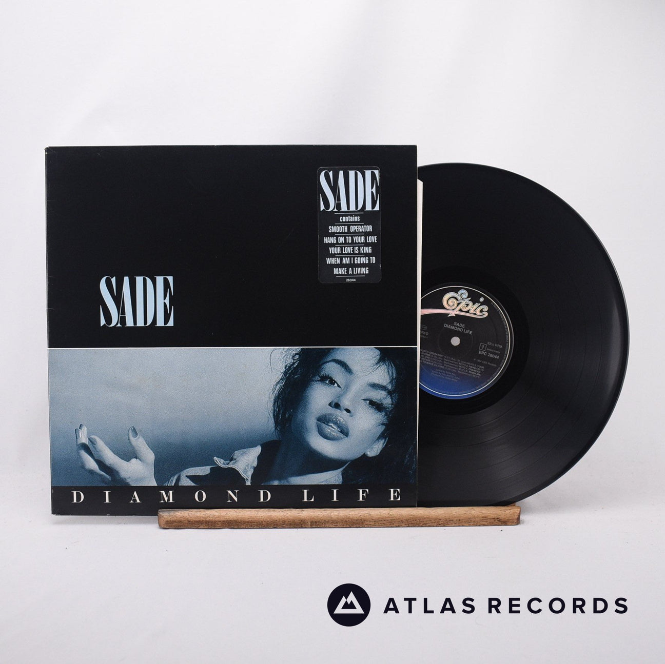 Sade Diamond Life LP Vinyl Record - Front Cover & Record