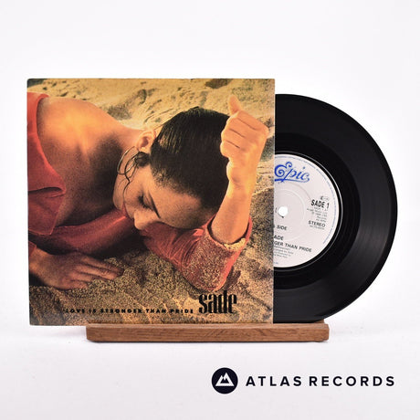 Sade Love Is Stronger Than Pride 7" Vinyl Record - Front Cover & Record