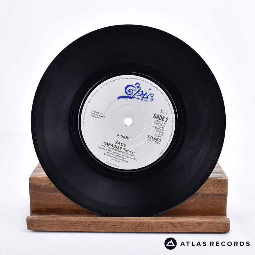 Sade - Paradise - 7" Vinyl Record - VG+/VG+