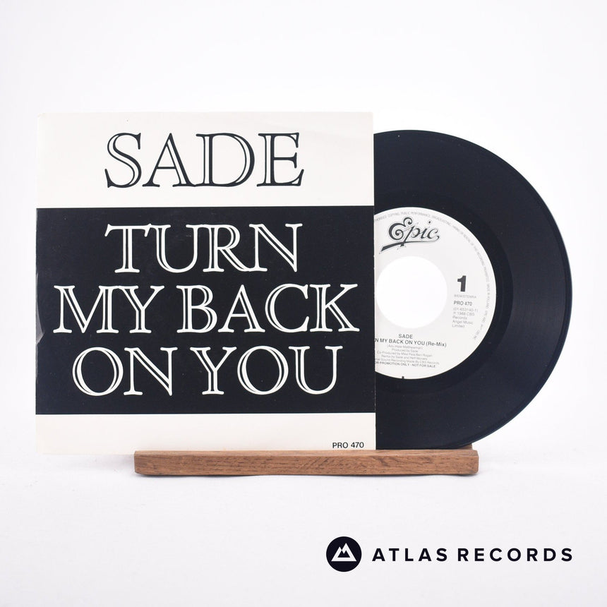 Sade Turn My Back On You 7" Vinyl Record - Front Cover & Record