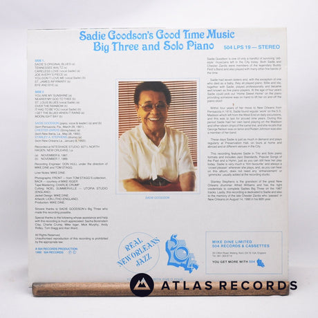Sadie Goodson Cola - Sadie Goodson's Good Time Music - Big Three And - LP Vinyl