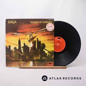 Saga Images At Twilight LP Vinyl Record - Front Cover & Record