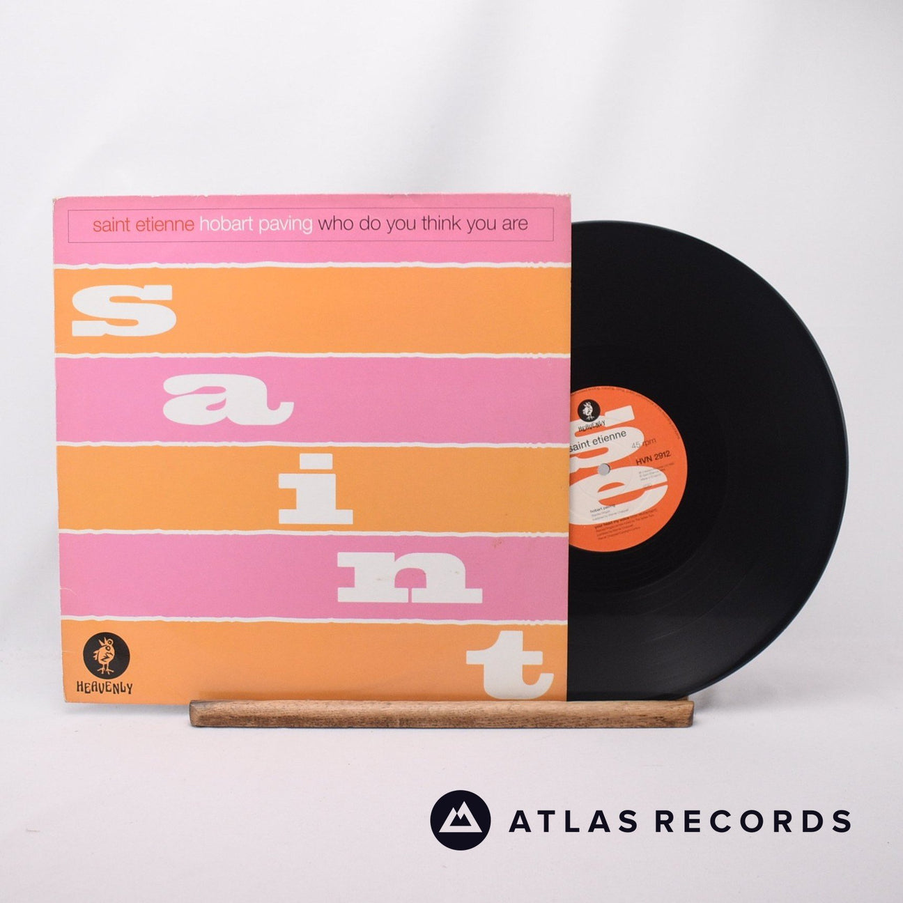 Saint Etienne Hobart Paving 12" Vinyl Record - Front Cover & Record