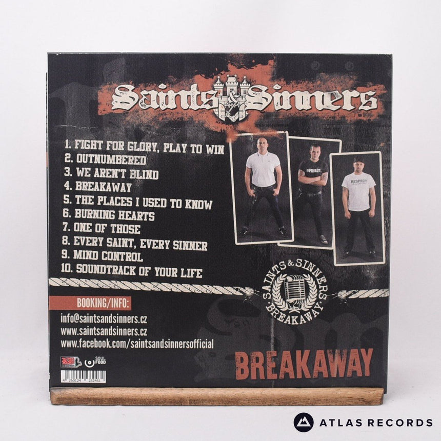 Saints & Sinners - Breakaway - Orange Black LP Vinyl Record - NM/NM