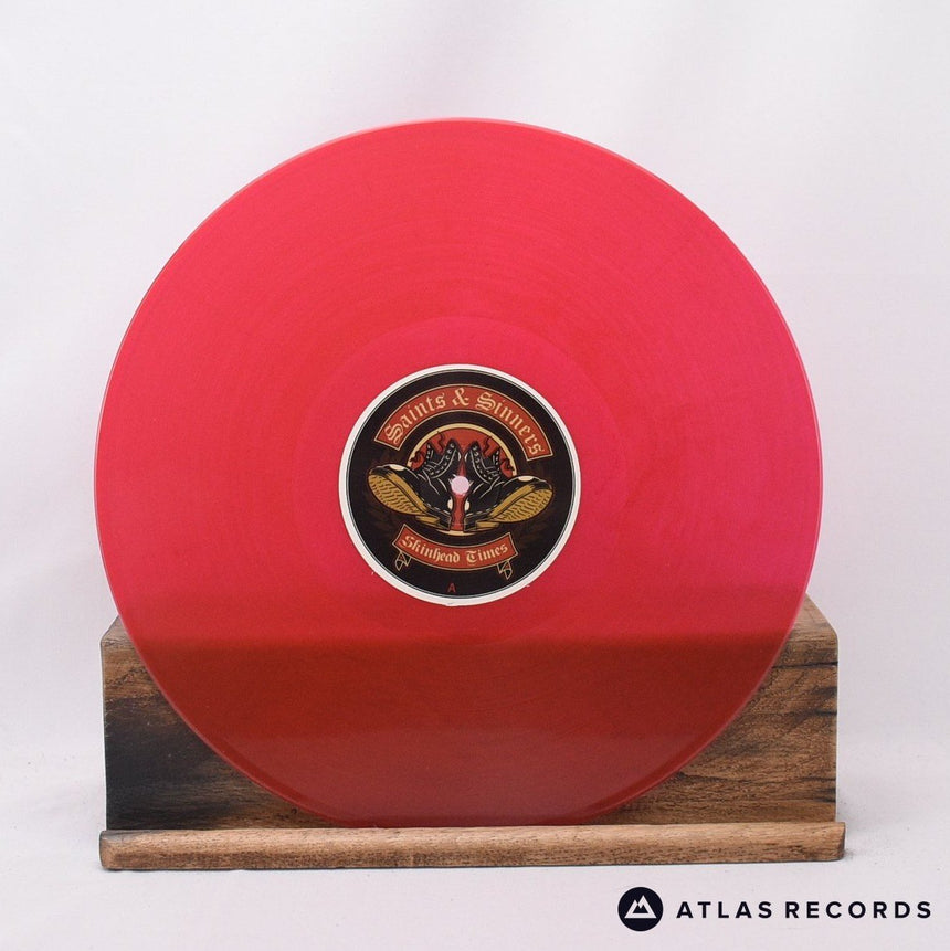 Saints & Sinners - Skinhead Times - Red Repress Insert LP Vinyl Record - NM/NM