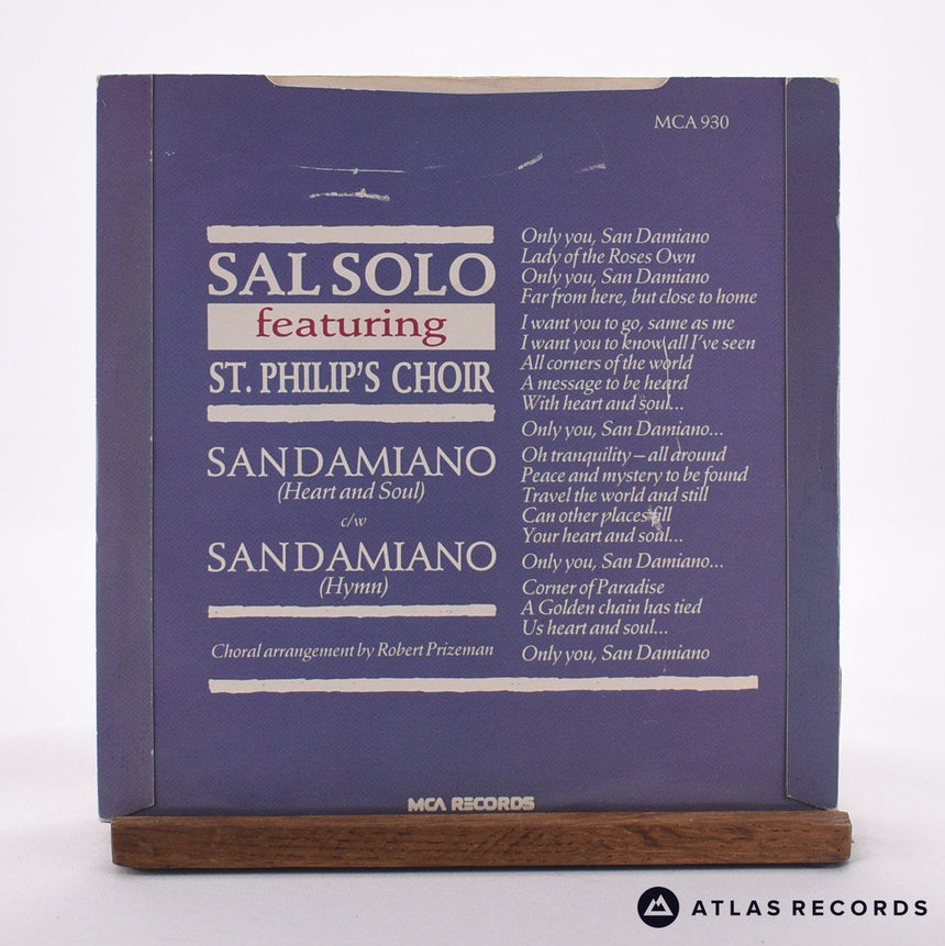 Sal Solo - San Damiano - 7" Vinyl Record - VG+/VG+