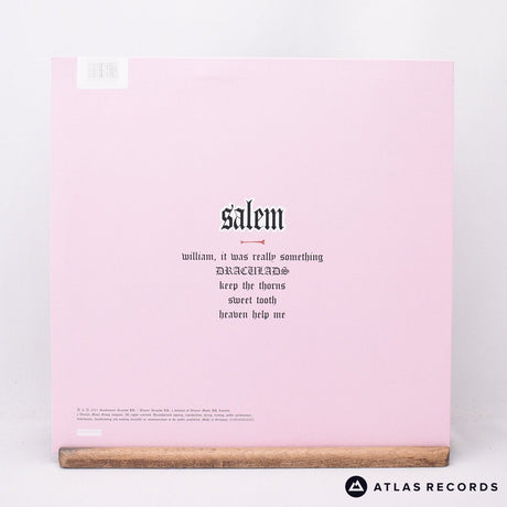 Salem - Salem II - Etched Limited Edition Lyric Sheet 12" Vinyl Record - NM/NM