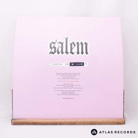 Salem - Salem II - Etched Limited Edition Lyric Sheet 12" Vinyl Record - NM/NM