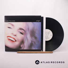 Sam Brown Stop! LP Vinyl Record - Front Cover & Record