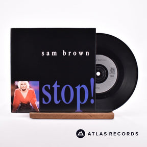 Sam Brown Stop! 7" Vinyl Record - Front Cover & Record