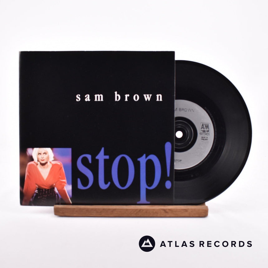 Sam Brown Stop! 7" Vinyl Record - Front Cover & Record